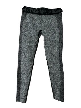 Gymshark Heather Grey Logo Waistband Leggings